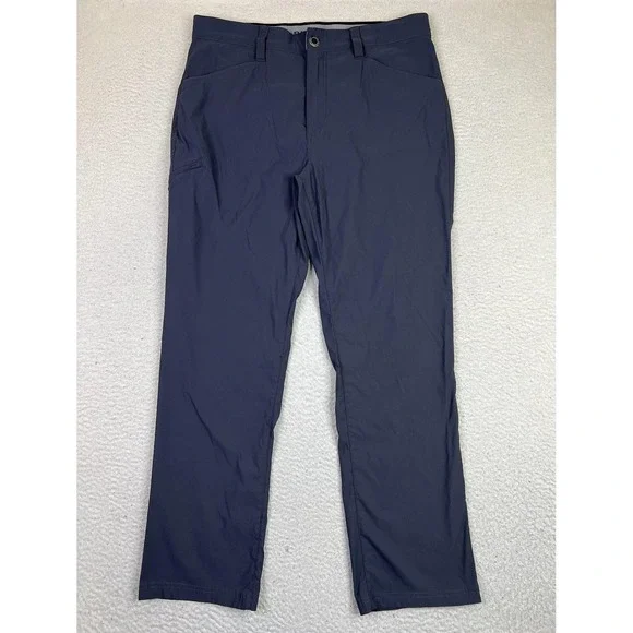 Orvis Pants Mens 36x32 Gray Nylon Stretch Water Repellent Outdoor Hiking Tech - Picture 1 of 14
